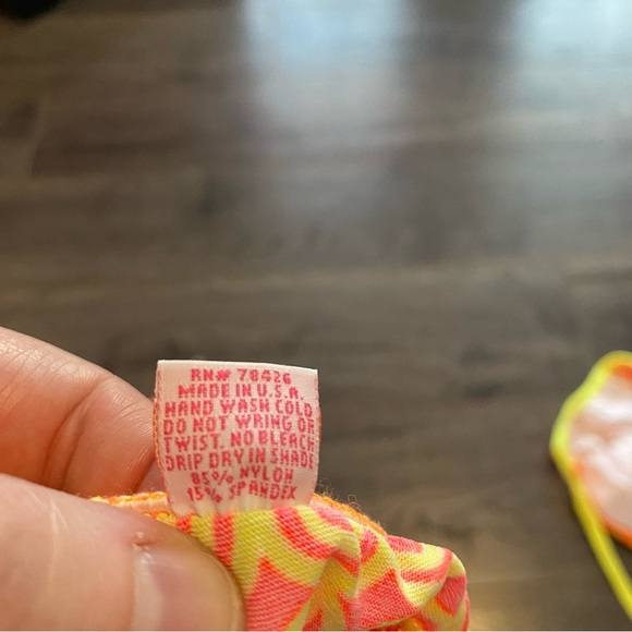 Vintage Venus thong bikini 3 piece set shimmery vintage swim wear - Picture 12 of 14